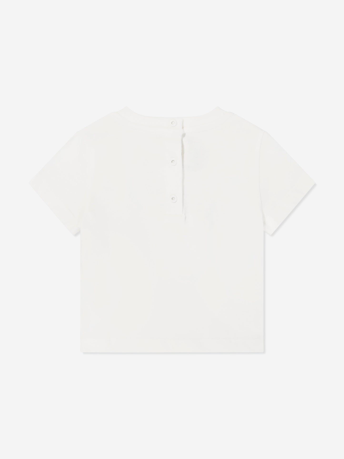 Fendi Baby Girls Logo T-Shirt in White
