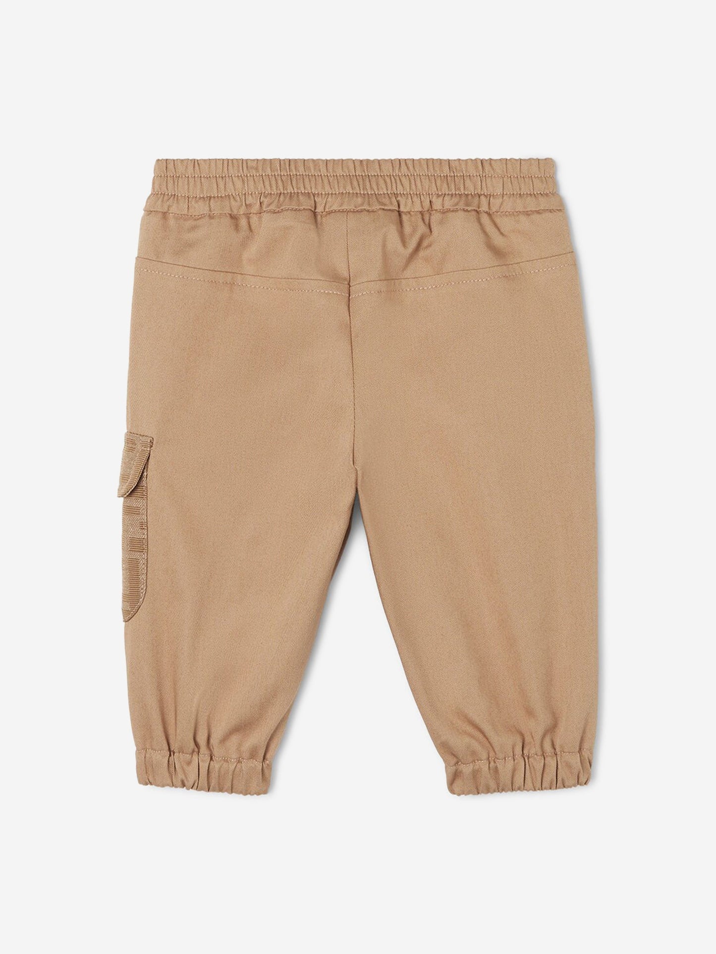 Fendi Baby Boys FF Pocket Trousers in Beige