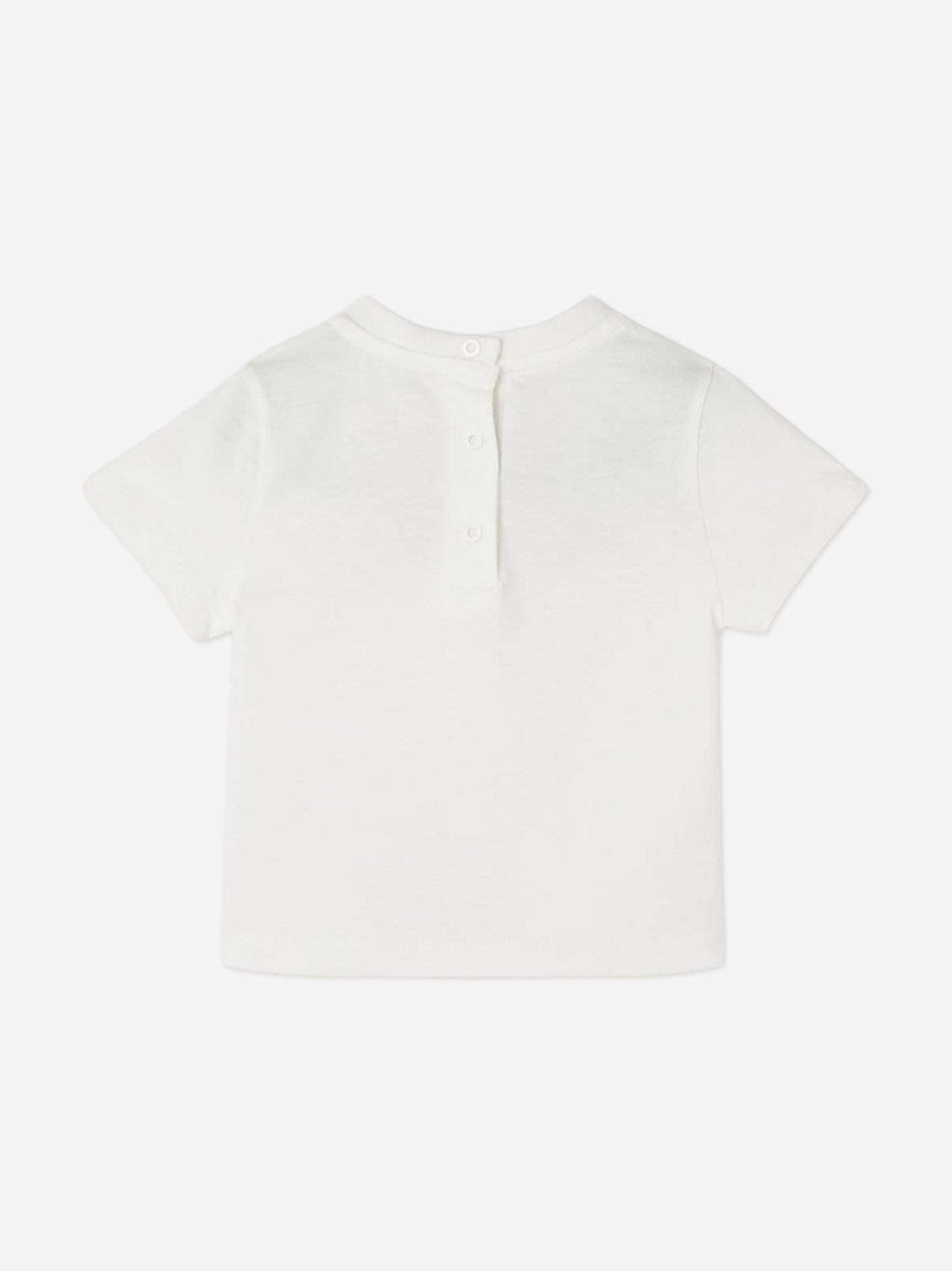 Fendi Baby Squirrel Logo T-Shirt in White