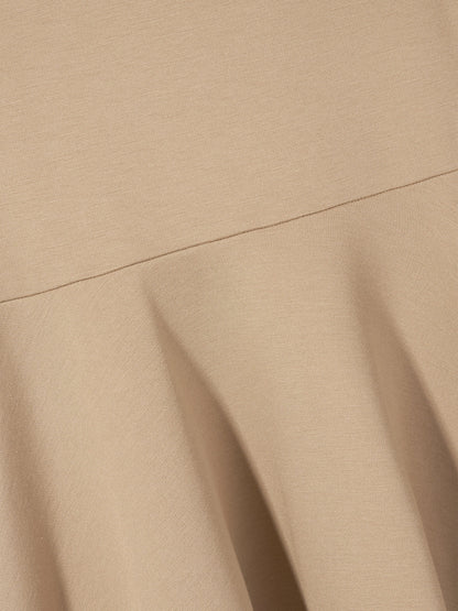 Fendi Girls Punto Milano Dress in Beige