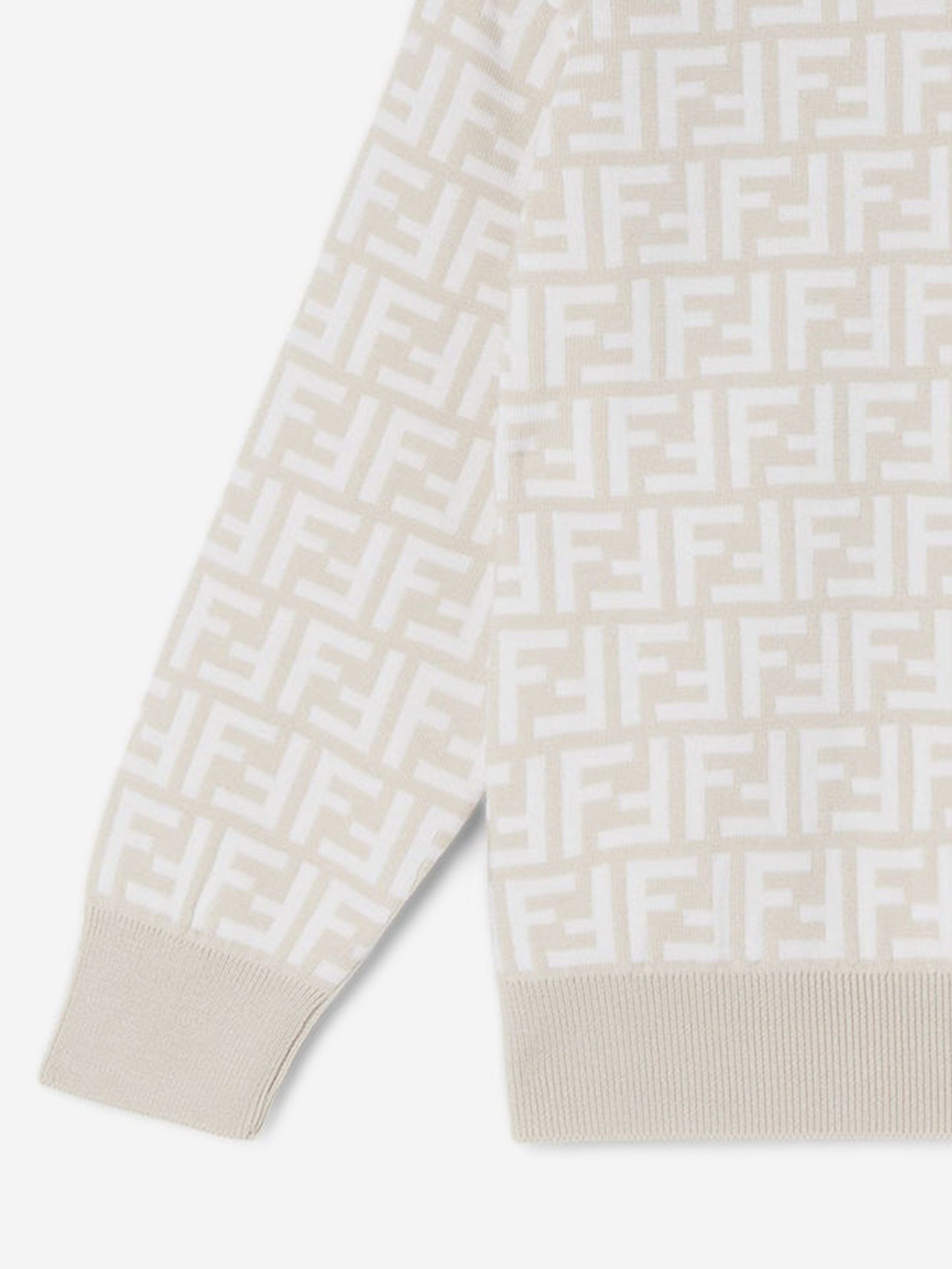 Fendi Kids FF Knitted Jumper in Grey