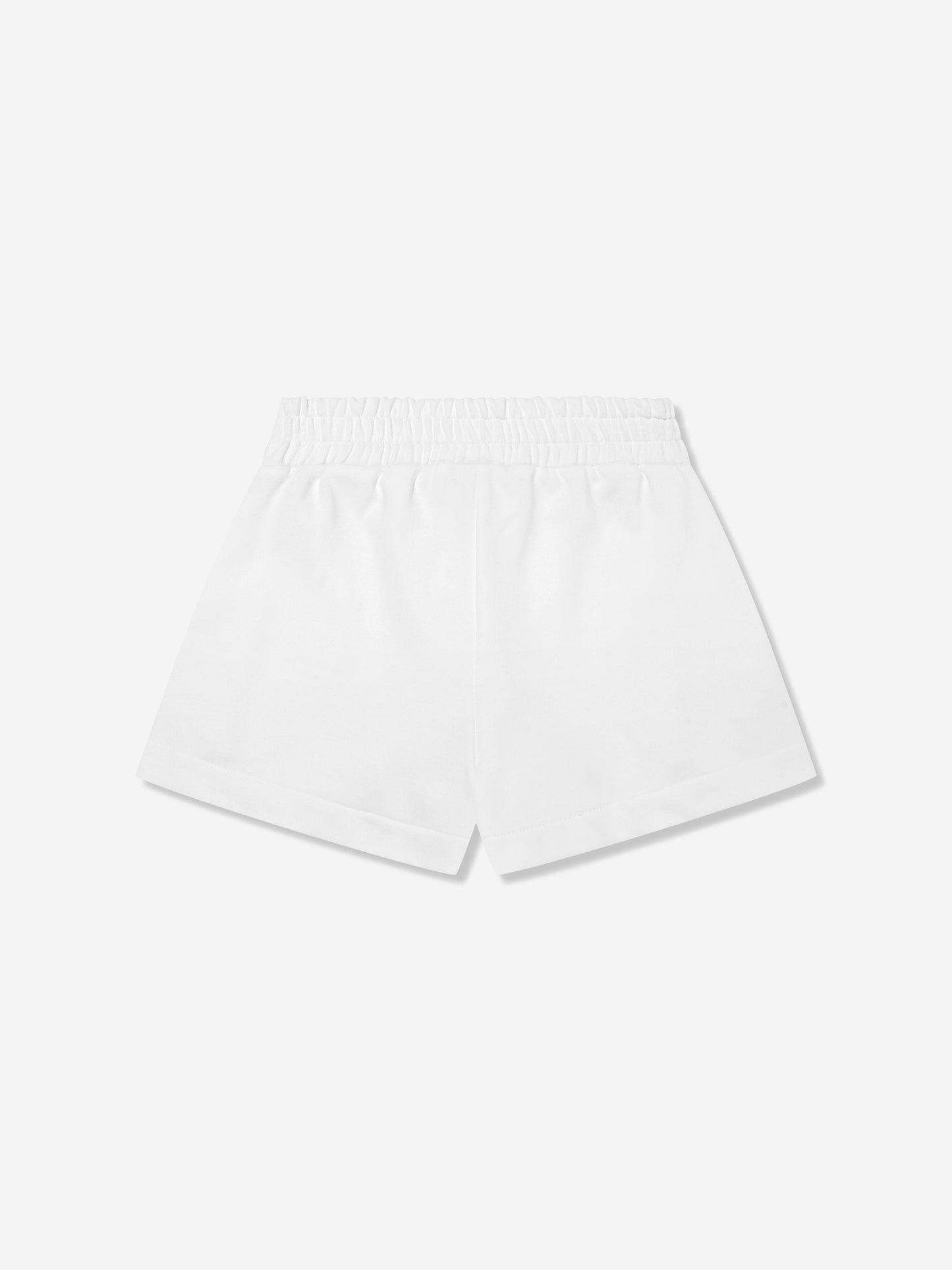 Fendi Girls Baugette Pocket Shorts in White