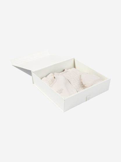 Fendi Baby 3 Piece Babygrow Set in Beige