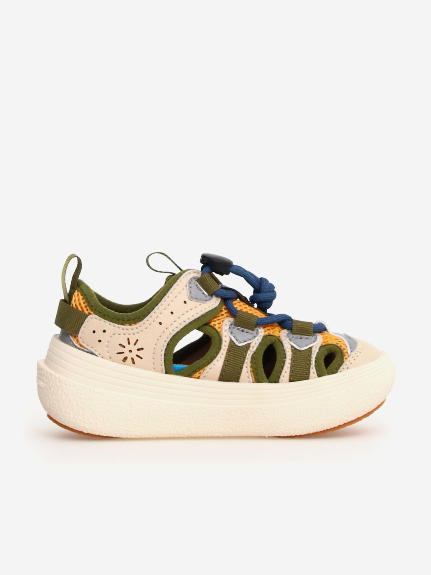 Flower Mountain Kids Chomei Tech Sandals in Beige