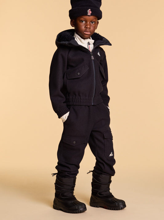 Moncler Enfant Kids Grenoble Chris Snow Boots in Black