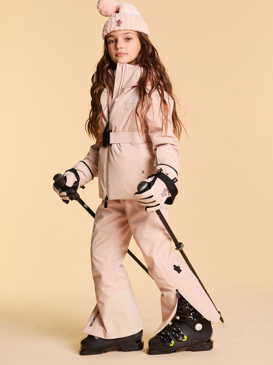 Moncler Enfant Girls Grenoble Ski Trousers in Pink