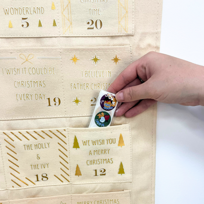 Personalised Christmas Hits Advent Calendar Countdown - Christmas songs advent calendar for kids
