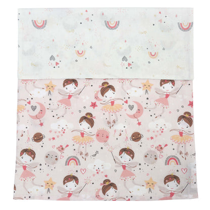 Fairy Organic Cotton Toddler 3 Piece All-in-One 4.0 Tog Quilt Bedding Set with Bumper