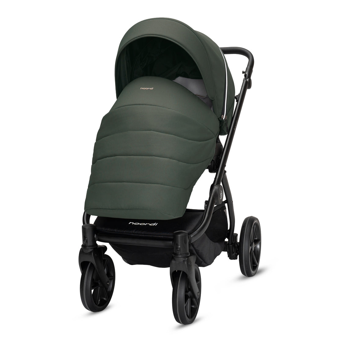 Noordi Fjordi V2 2in1 Pushchair with ThermoCot™ Carrycot, Alpine Moss
