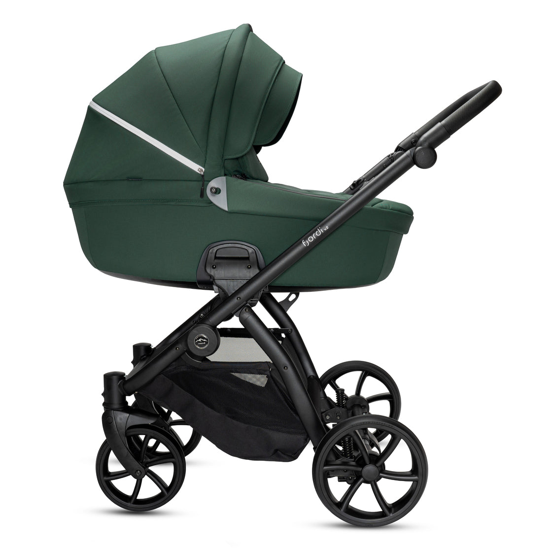 Noordi Fjordi V2 2in1 Pushchair with ThermoCot™ Carrycot, Emerald Green