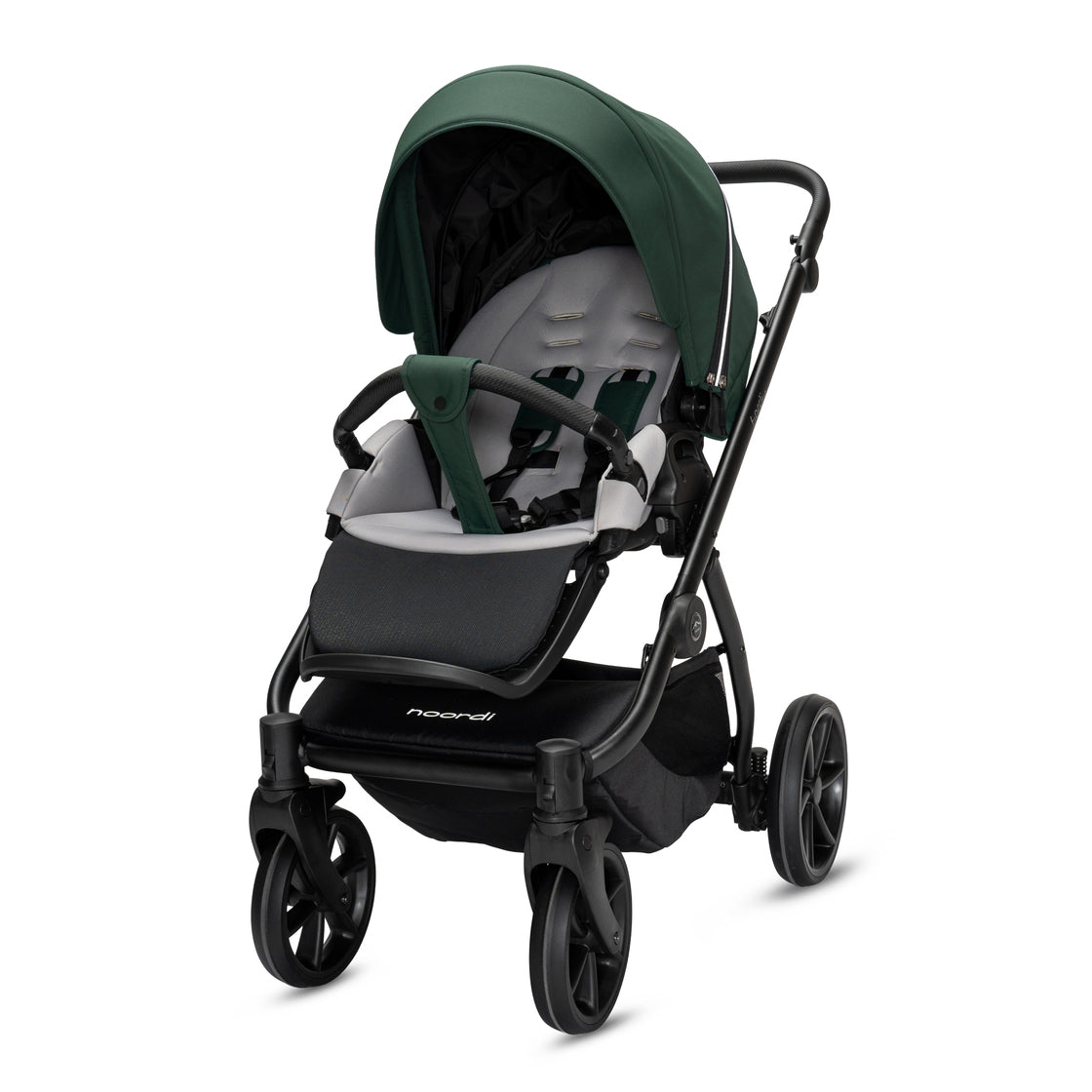 Noordi Fjordi V2 2in1 Pushchair with ThermoCot™ Carrycot, Emerald Green