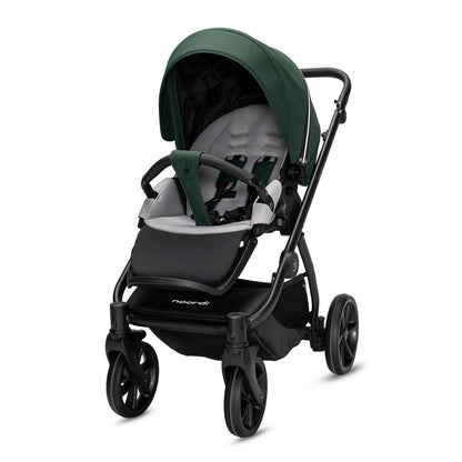 Noordi Fjordi V2 2in1 Pushchair with ThermoCot™ Carrycot, Emerald Green