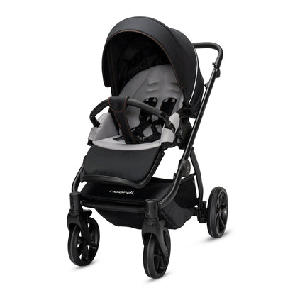 Noordi Fjordi V2 2in1 Pushchair with ThermoCot™ Carrycot, Voyager Black