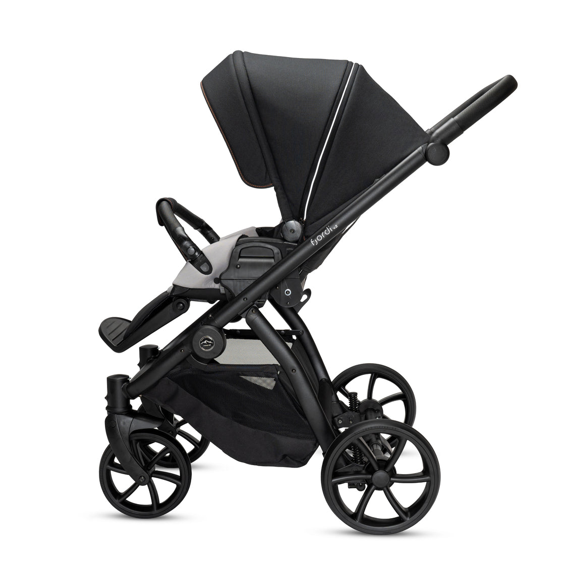 Noordi Fjordi V2 2in1 Pushchair with ThermoCot™ Carrycot, Voyager Black