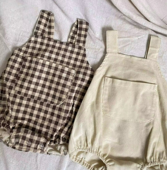 Lightweight Corduroy Baby Romper