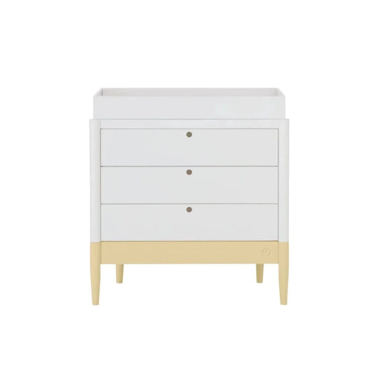 Gaia Baby Eos Dresser - Primrose Yellow/White