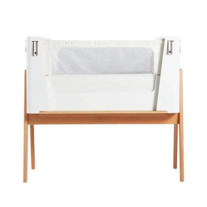 Gaia Baby Hera Bedside Crib² - White/Natural