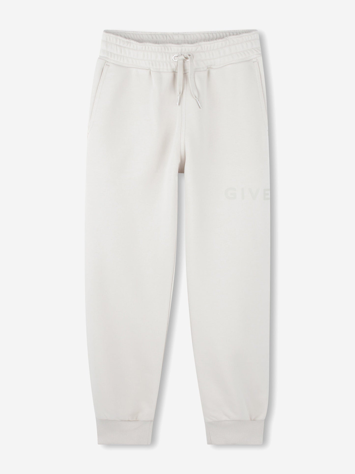 Givenchy Kids Logo Print Joggers in Beige