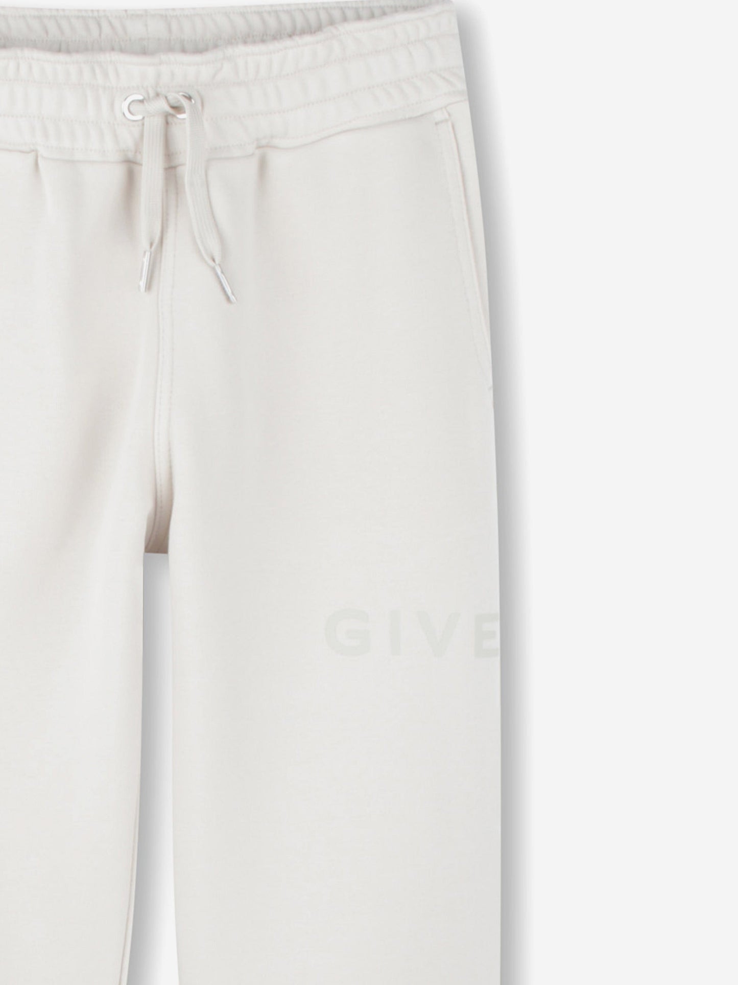 Givenchy Kids Logo Print Joggers in Beige