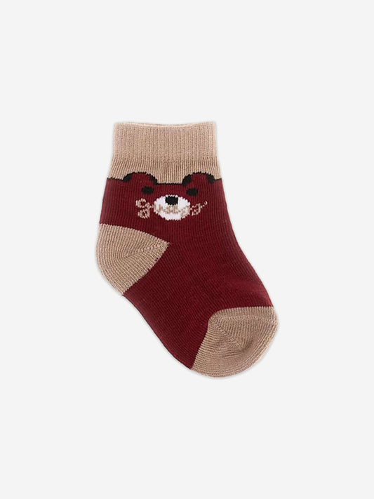 Guess Baby 3 Pack Socks Set in Brown
