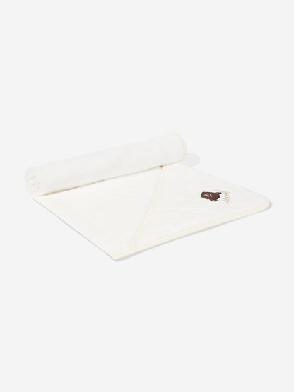 Guess Baby Bear Hooded Towel in Ivory (70cm)