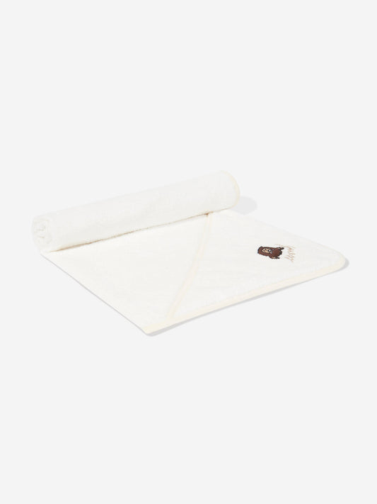 Guess Baby Bear Hooded Towel in Ivory (70cm)