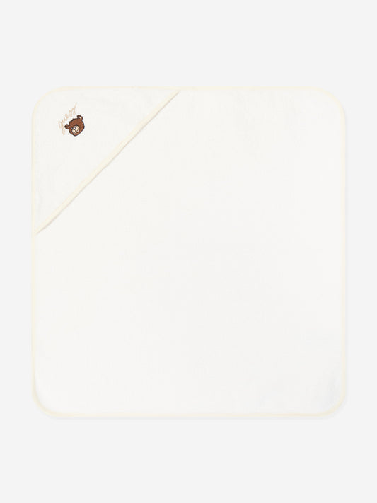 Guess Baby Bear Hooded Towel in Ivory (70cm)