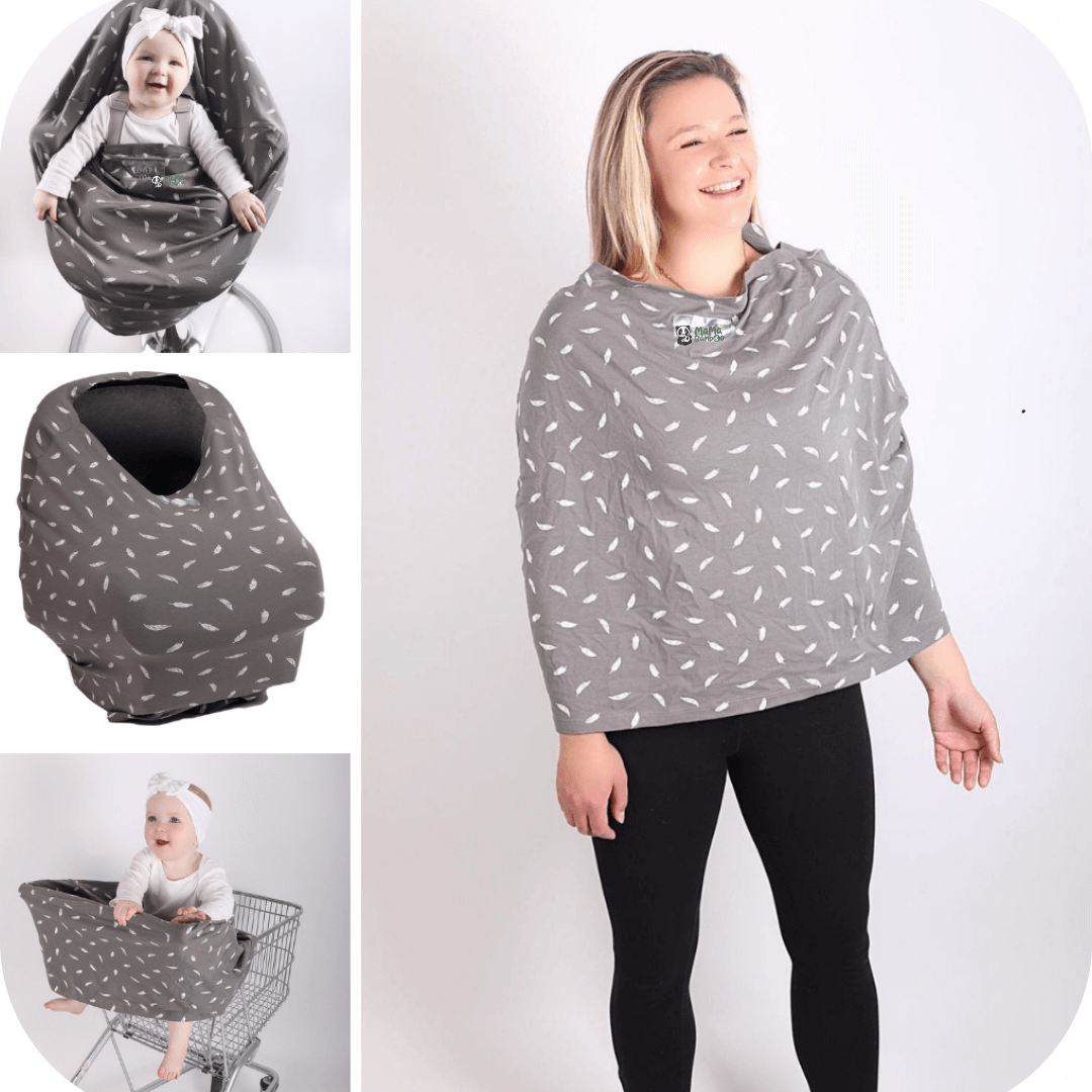 Couverture d'allaitement en coton bambou Mama DS