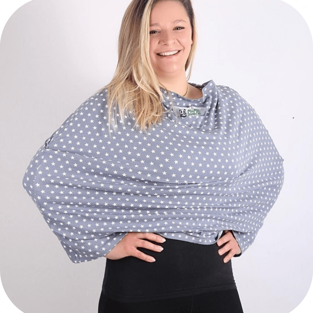 Couverture d'allaitement en coton bambou Mama DS