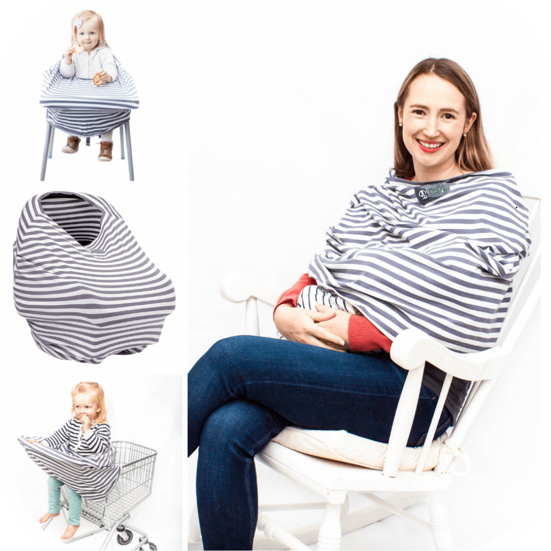 Couverture d'allaitement en coton bambou Mama DS
