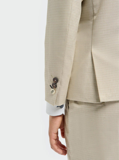 House Of Cavani Boys Hampton Suit in Beige