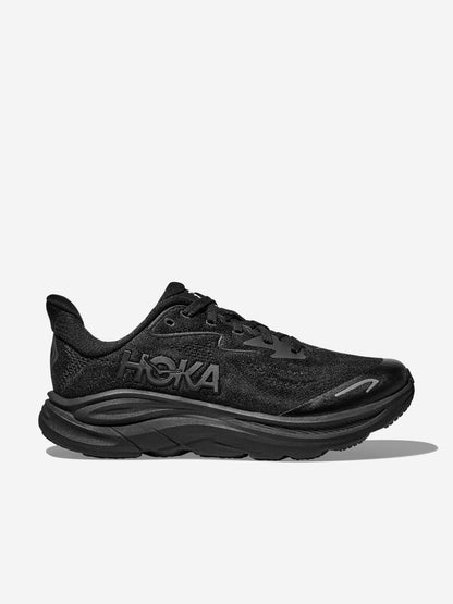 HOKA Kids Clifton 10 Trainers in Black