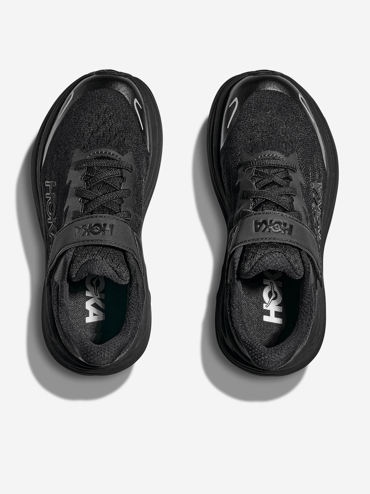 HOKA Kids Clifton 10 Trainers in Black