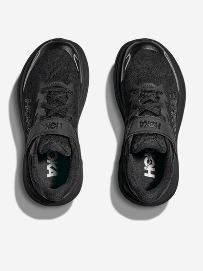 HOKA Kids Clifton 10 Trainers in Black