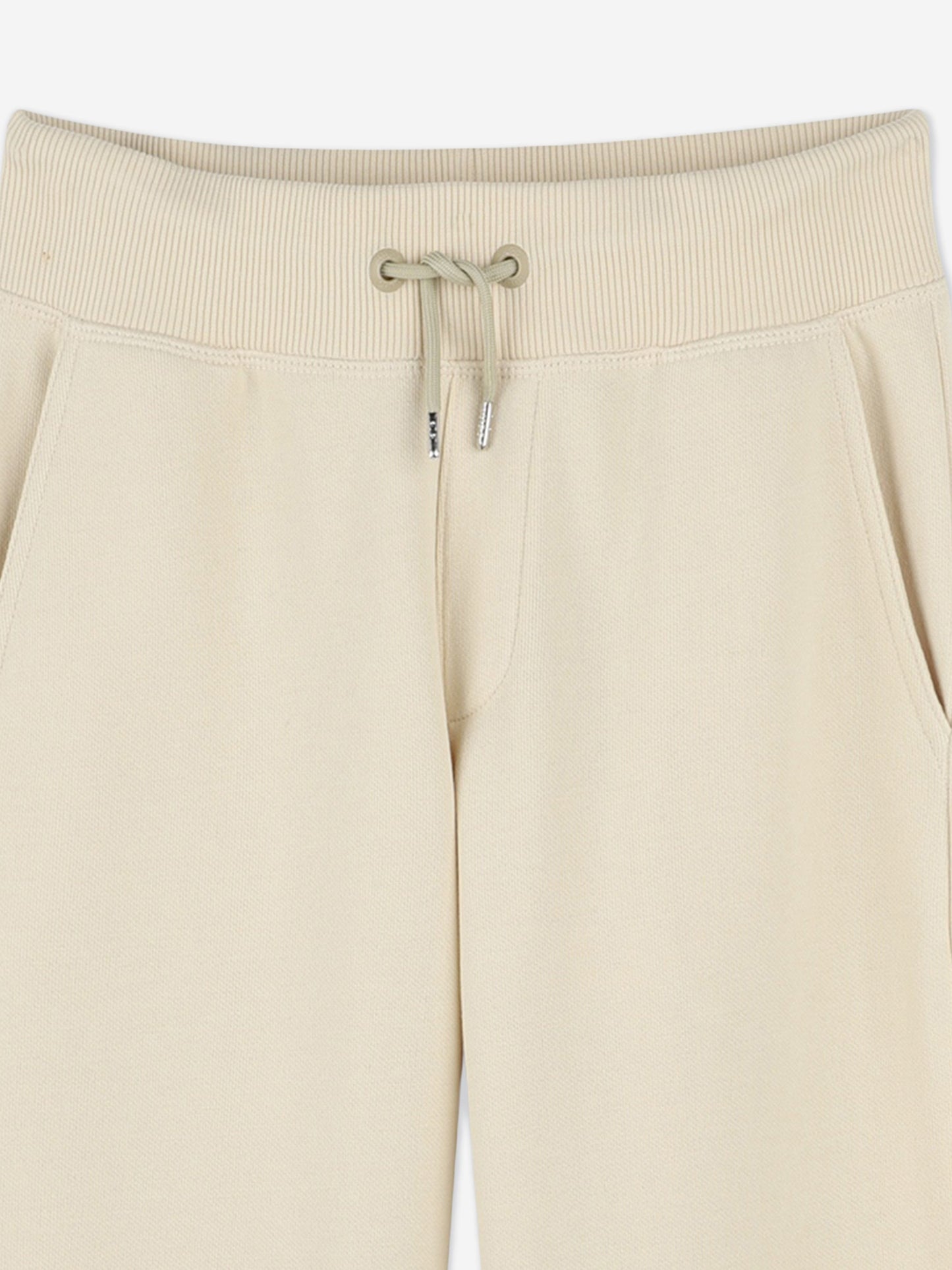 Hugo Boys Logo Print Joggers in Beige