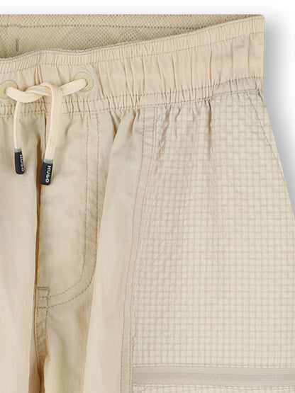 Hugo Boys Loose Track Trousers in Beige