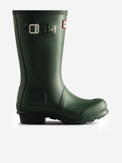 Hunter Kids Original Wellington Boots in Green