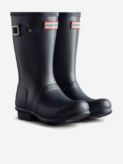 Hunter Kids Original Wellington Boots in Navy
