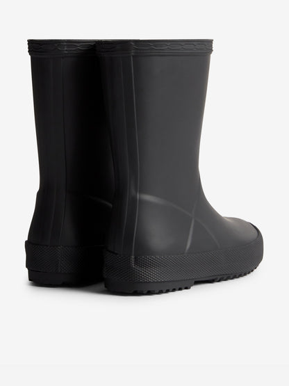 Hunter Kids First Wellington Boots in Black