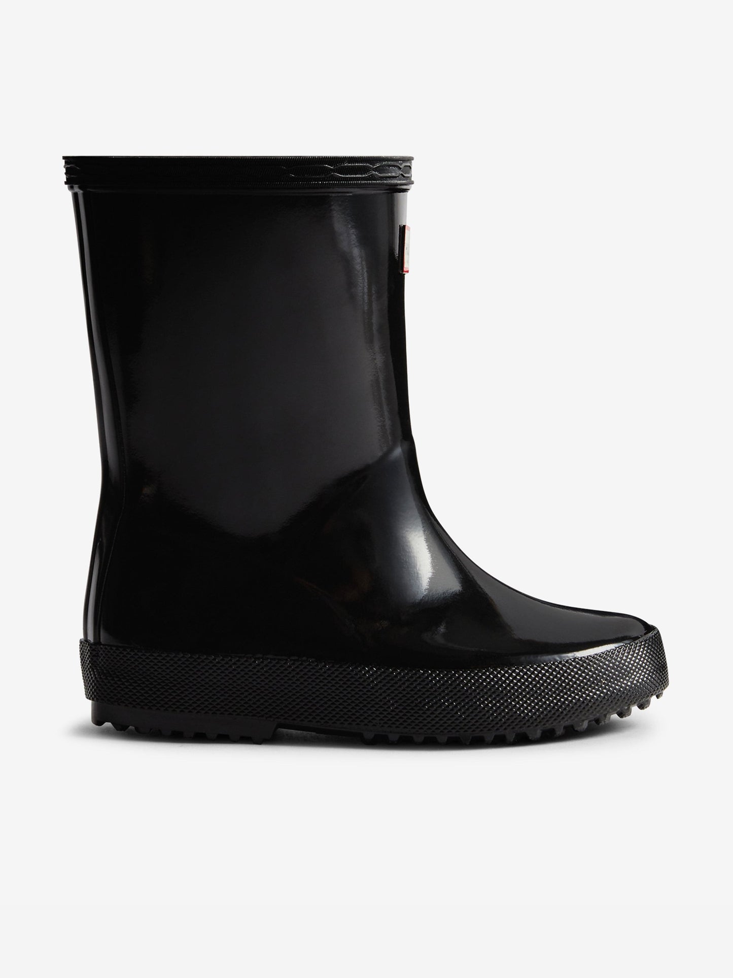 Hunter Kids First Gloss Wellington Boots in Black