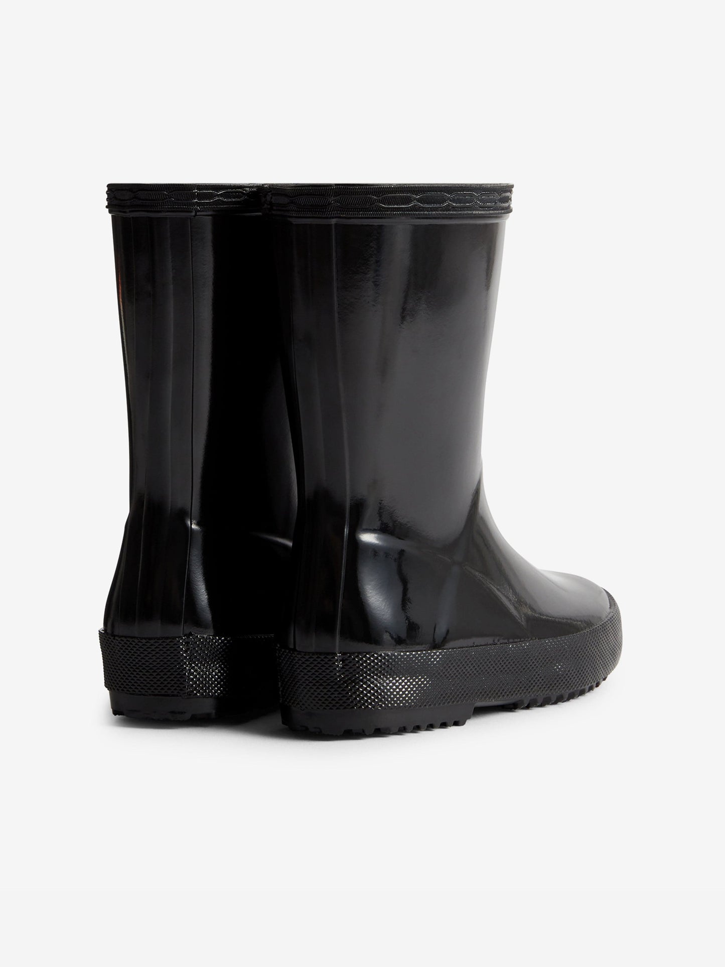 Hunter Kids First Gloss Wellington Boots in Black