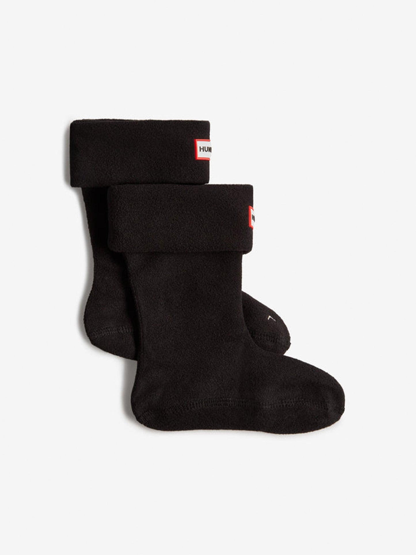 Hunter Kids Fleece Boot Socks in Black