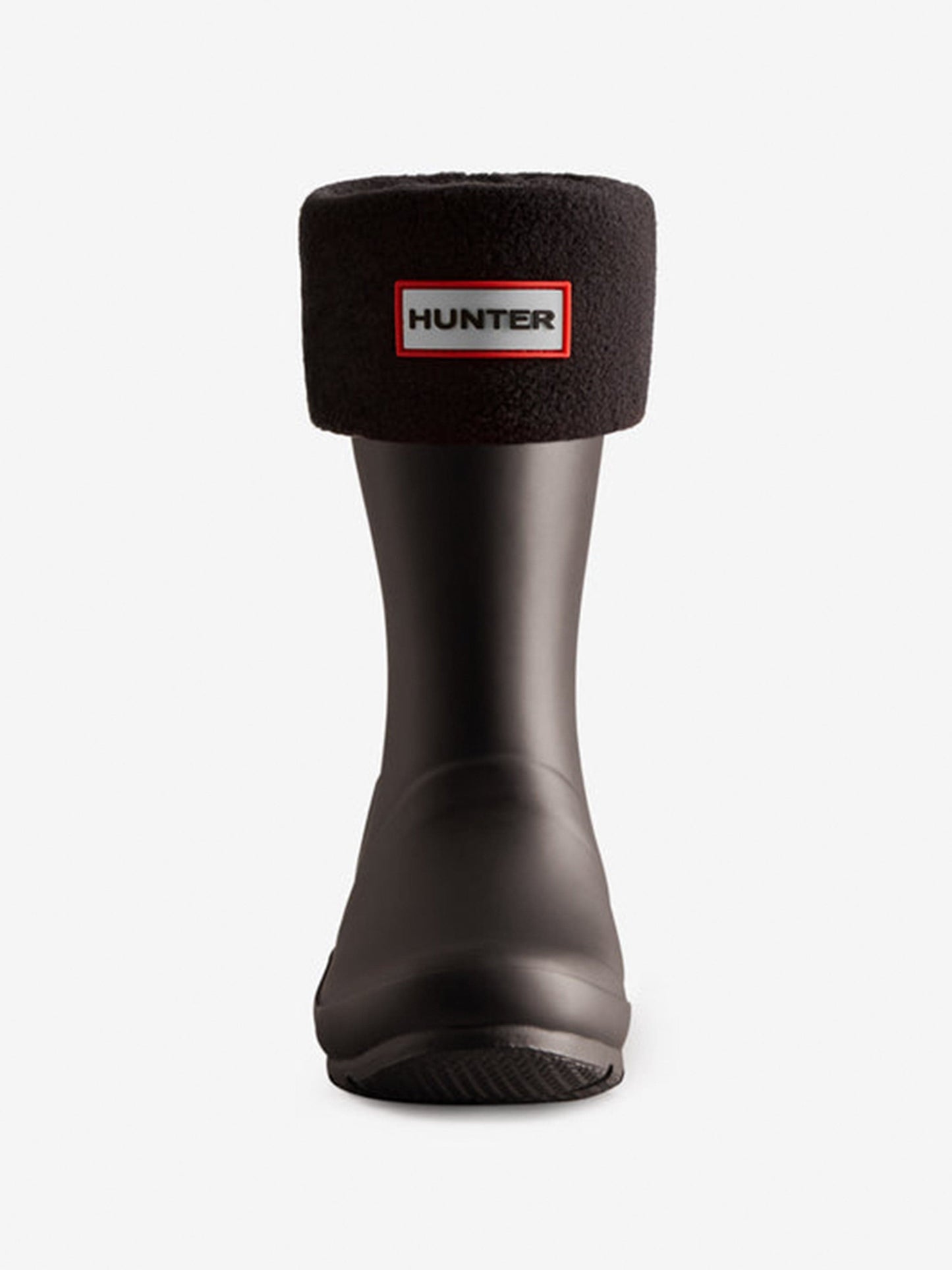 Hunter Kids Fleece Boot Socks in Black