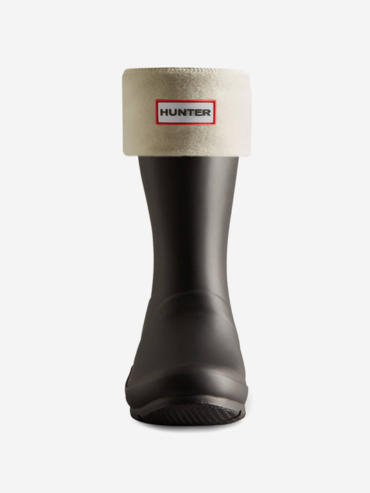 Hunter Kids Fleece Boot Socks in Ivory