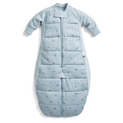 ergoPouch - Organic Winter Long Sleeved 2 in 1 Sleeping Suit Bag - Dragonflies 2.5 TOG