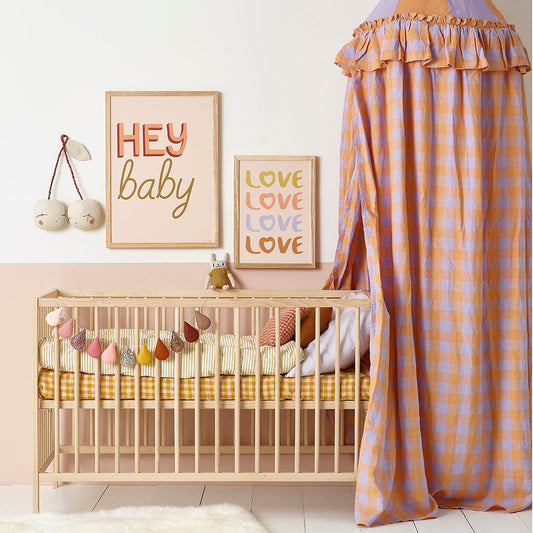 Hibou Design LOVE Art Print - Pink