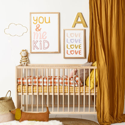 Hibou Design You & Me Kid Art Print - White