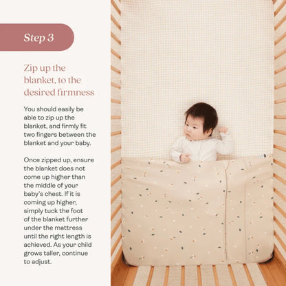 ergoPouch - Organic Untuckable Safer Sleep HugMe Blanket 0.2 / 1.0 TOG
