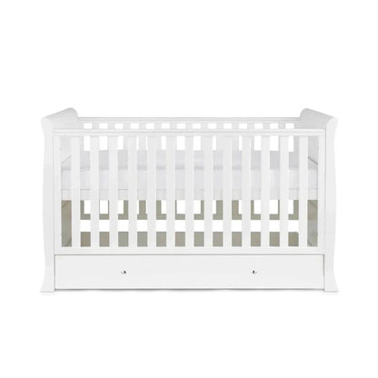 Ickle Bubba Snowdon Classic 3 Piece Furniture Set White - Fibre Mattress