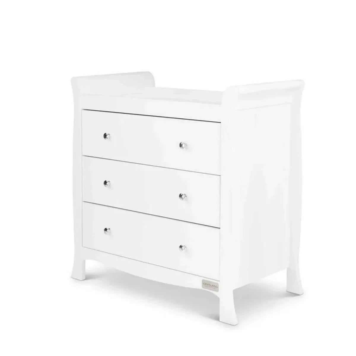 Ickle Bubba Snowdon Classic 3 Piece Furniture Set White - Fibre Mattress